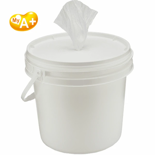 Custom Canister Barreled Lid Different Style Surface Cleaning Gym Hand Clean Canned Wet Wipes Bucket Wipes
