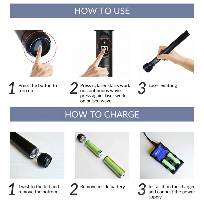 808nm laser diode 500mw infrared light cold laser therapy pen laser tinnitus