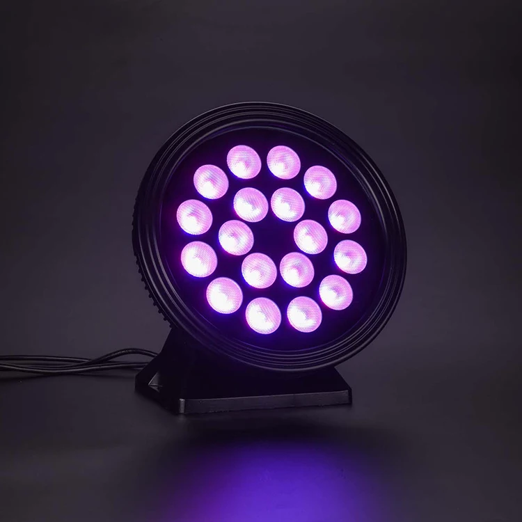 Hotel Building Outdoor Architecture Decor 18x4W PWM 4 IN 1 DMX512 RGBW Round LED Wall Washer Light