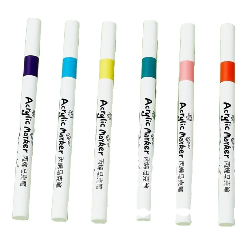 ECO-friendly Acrylic Paint Markers Set 48 Pack Kids Art Marker Pens