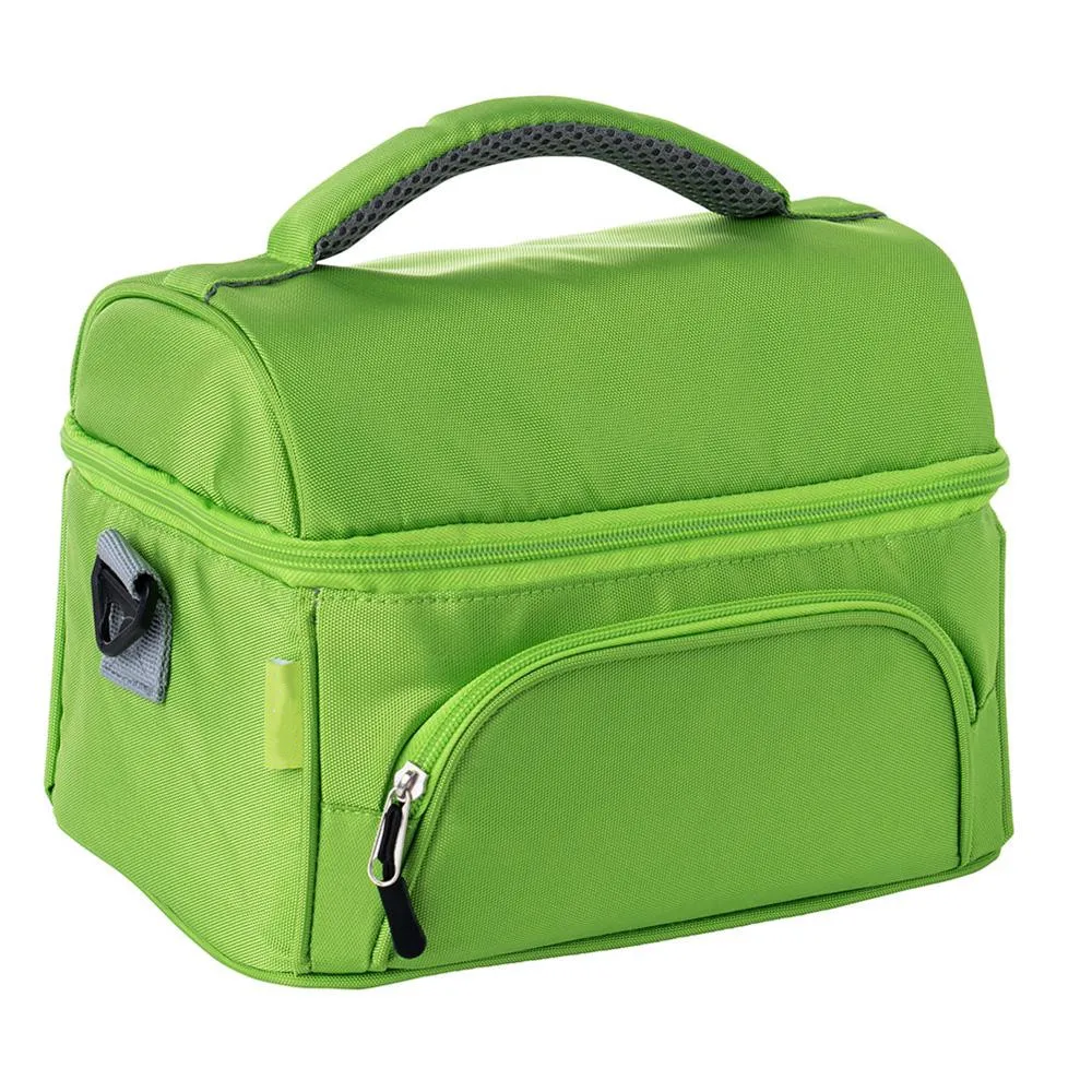 personalize lunch tote food delivery insulated cooler bag two layer waterproof pinic cooler  food meal delivery bag