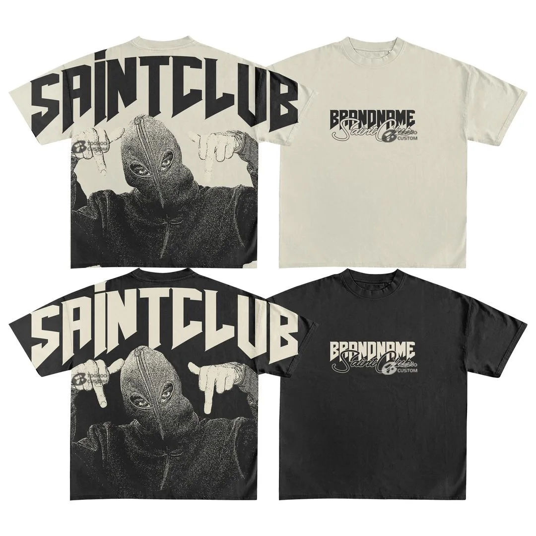 Hot Dtg Screen Print T-shirt Boxy Cropped Custom Logo dtg t shirt T Shirt Streetwear T-shirt for Unisex dtg shirt manufacturer