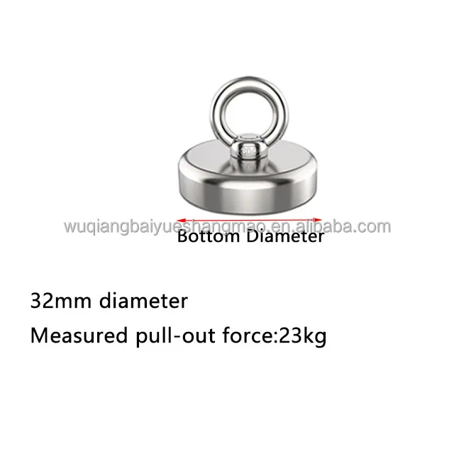 Wholesale high-strength circular strong fishing ring magnets, neodymium iron boron magnets