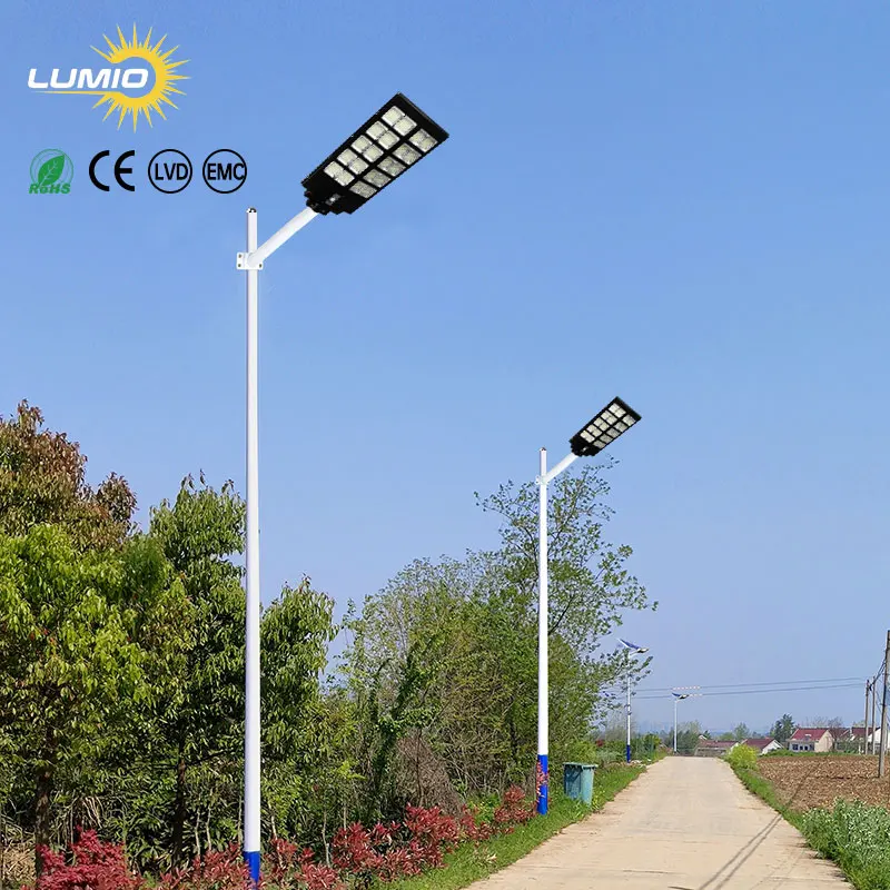 High-Pressure Sodium LED Streetlights 600W 1000W Outdoor IP65 Solar Powered with CE Certified Garden Road Highway ABS Lamp Body