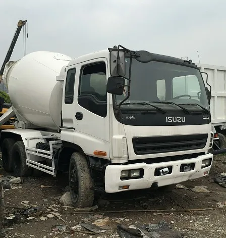 Б/у Бетономешалка ISUZU 9M3 грузовик в хорошей рабочей мешалке