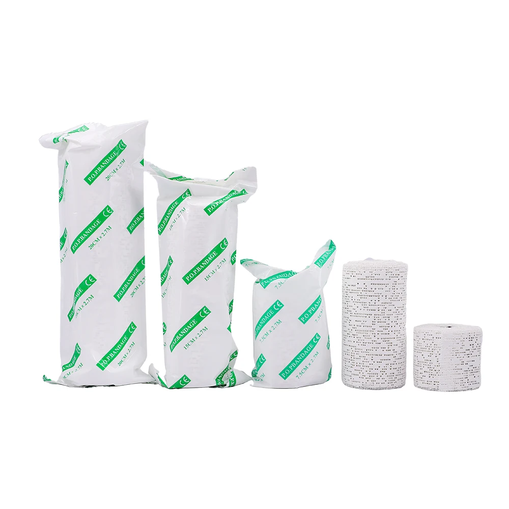Factory Class I Plaster Of Paris Bandages Medical Orthopedic Pop Bandage Gypsum Bandage 5cm*2.7m