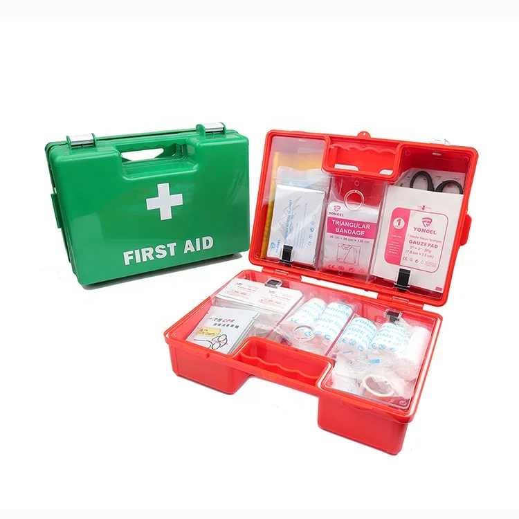 CE & ISO DIN 13157 Car Kit Germany Approved Wall-mounted ABS Box Medical First Aid Kit for Travel