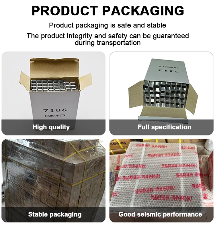 Furniture Sofa Galvanized Staples 22ga 7104 7106 7108 7110 7112 7114 7116 U Shaped 71 Series Pneumatic Nail