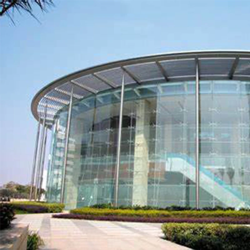 Curved Glass 4mm 5mm 6mm 8mm 10mm 12mm Tempered Bendiing Glass for Bome Skylight