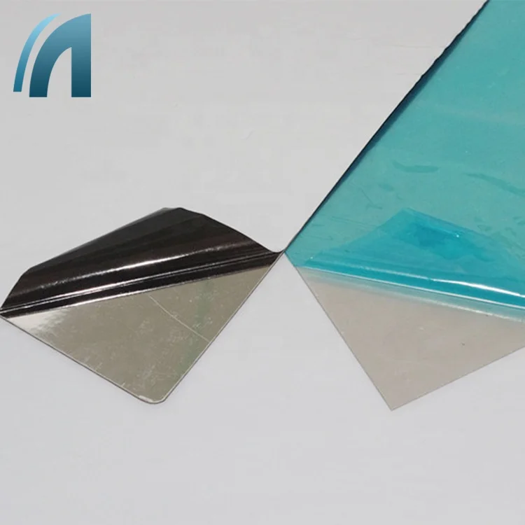Stainless Steel Protection Film Blue Transparent Pe Adhesive Anti Scratch Protection Film For Stainless Steel