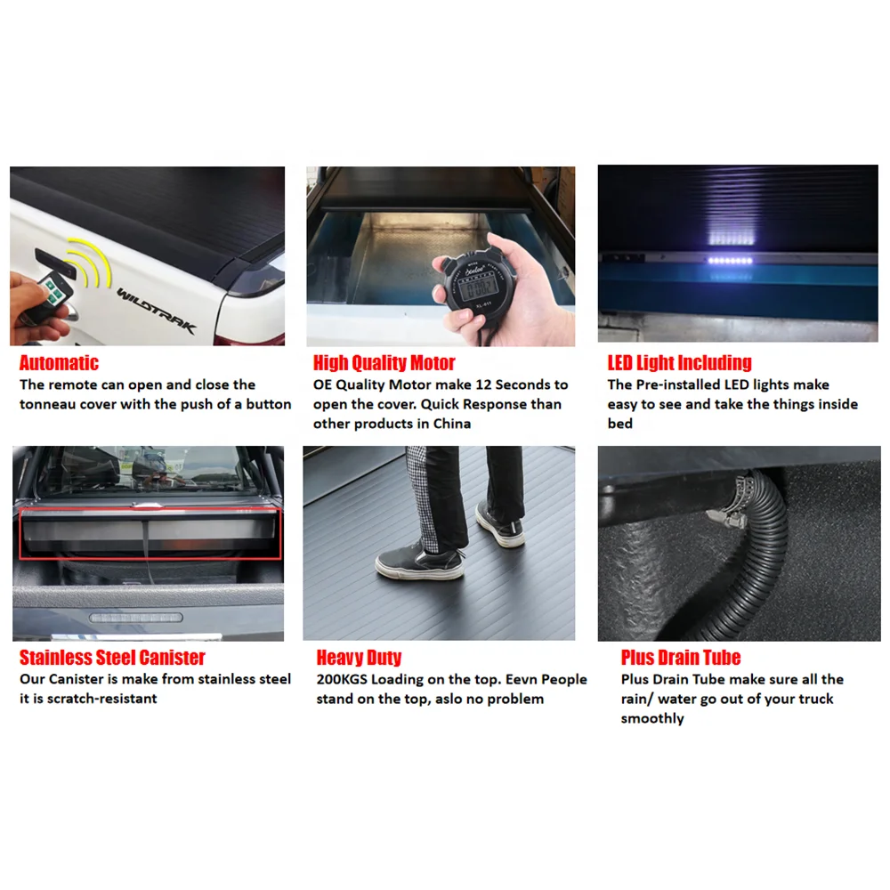 KSCPRO ELECTRIC ROLLER LID AUTOMATIC TONNEAU COVER FOR TOYOTA TACOMA