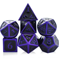 Bulk dice wholesale polyhedral metal set dice Dungeon and dragon miniature role playing DND metal dice