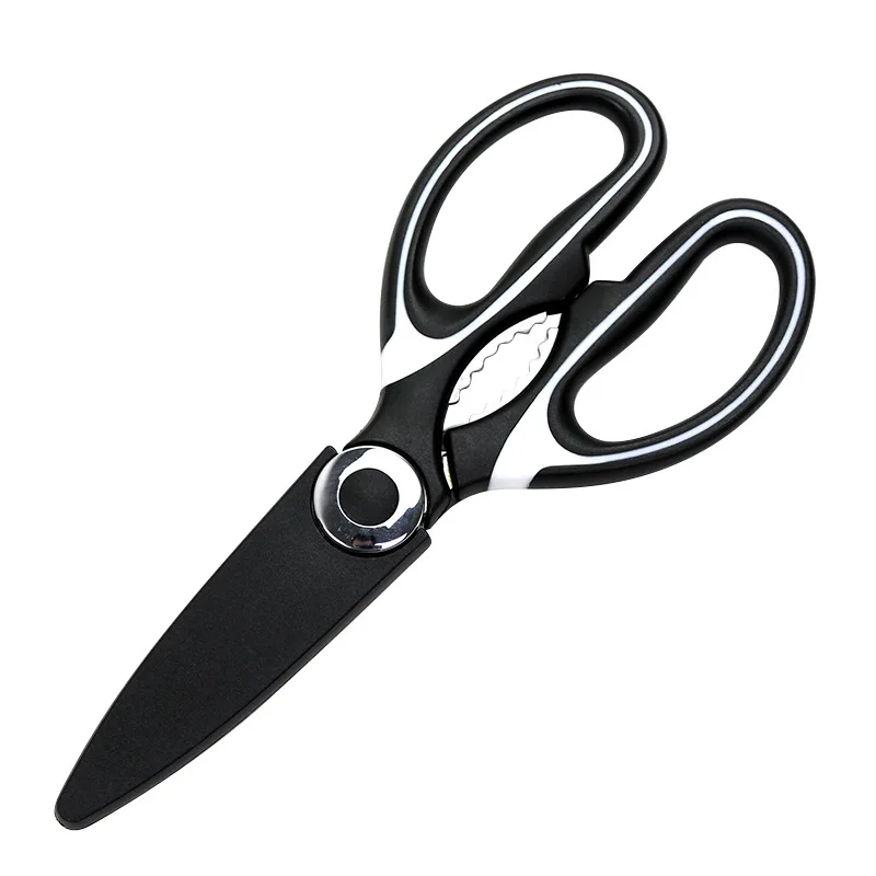 Kitchen Stainless Steel Scissors Multipurpose Purpose Shears Tool Meat Vegetable Barbecue Tool Scissors Kitchen Supplies