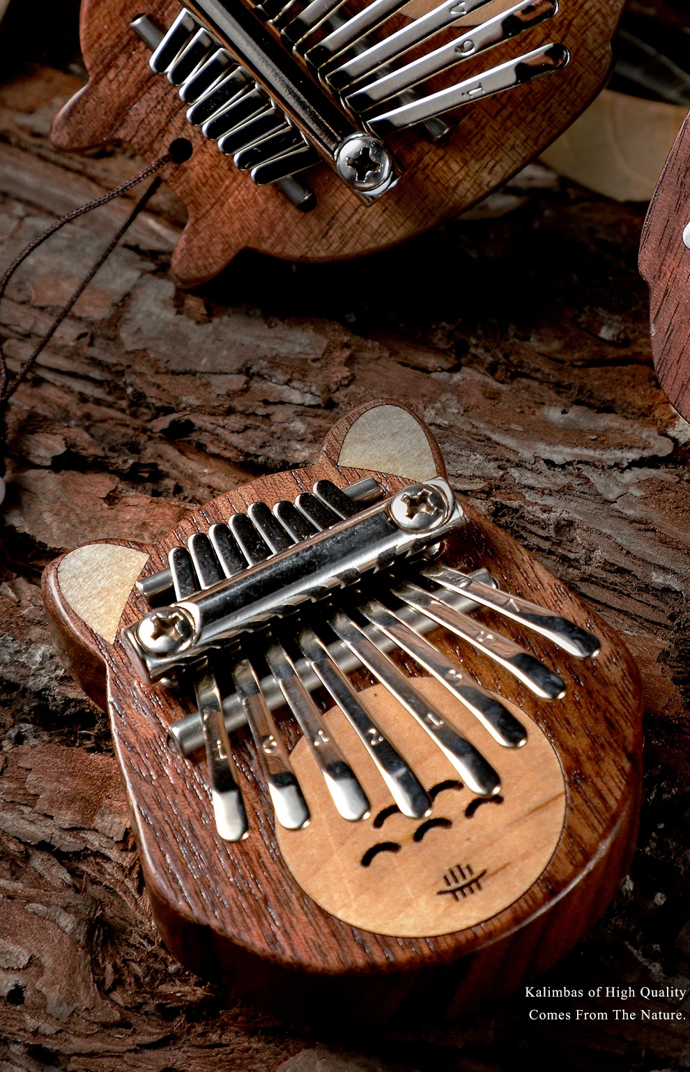 new design mini kalimba 8 notes pocket kalimba cut custom thumb piano
