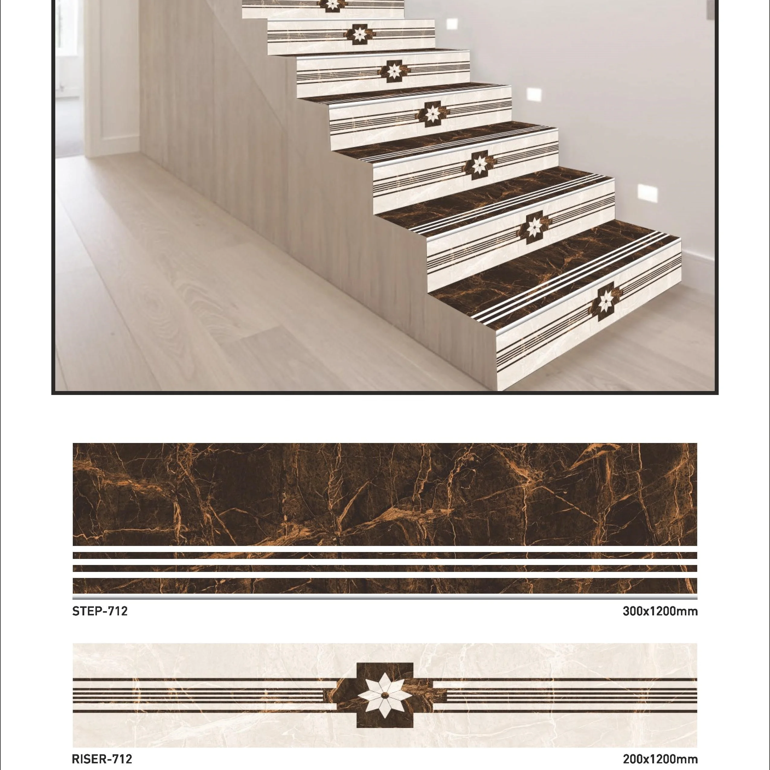 Vistaar матовая отделка шаг 120x30 см и Riser 120 х 20 керамическая хорошего качества 11 мм толщина фарфоровые 4 фута лестница плитки