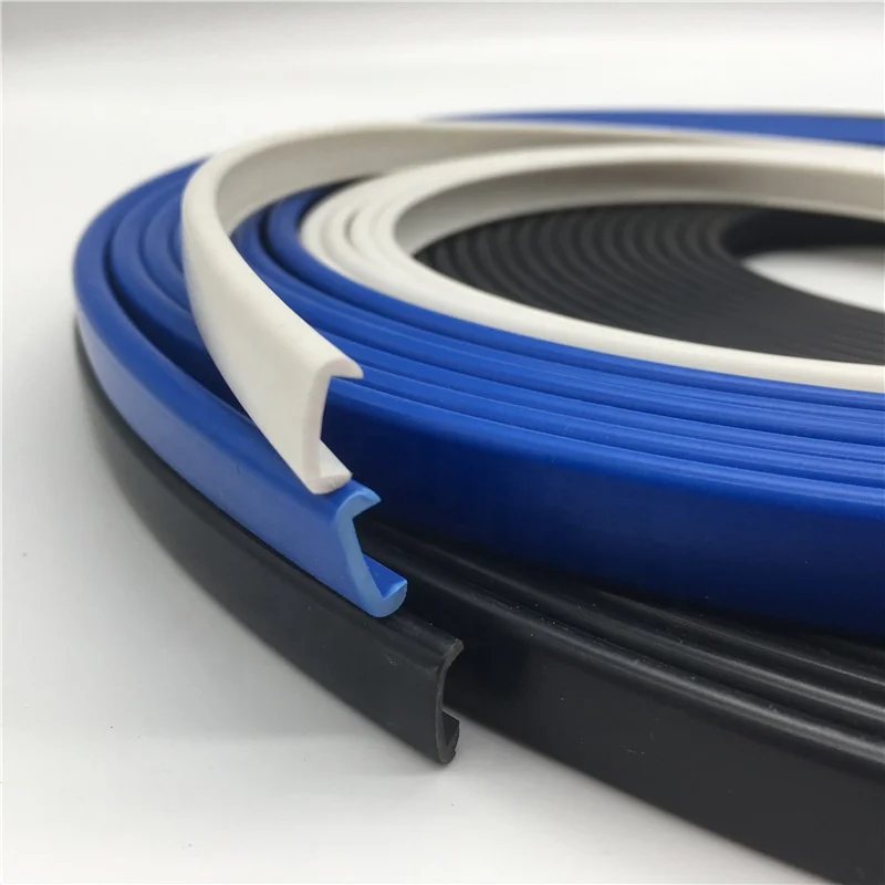 Самоклеящаяся u-образная силиконовая резиновая уплотнительная лента 3 м для стекла, кухонной мебели, алюминиевый канал, скользящая Резиновая Защитная Прокладка