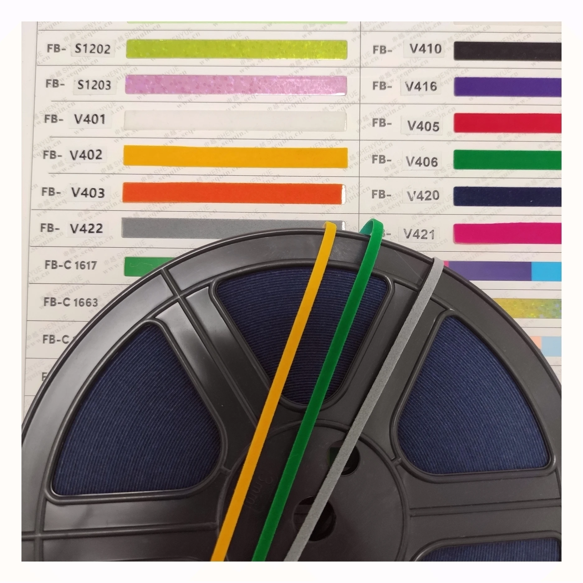 new flocking reel for computerized automatic prospangle hot fix spangle transfer spangle motif machine make