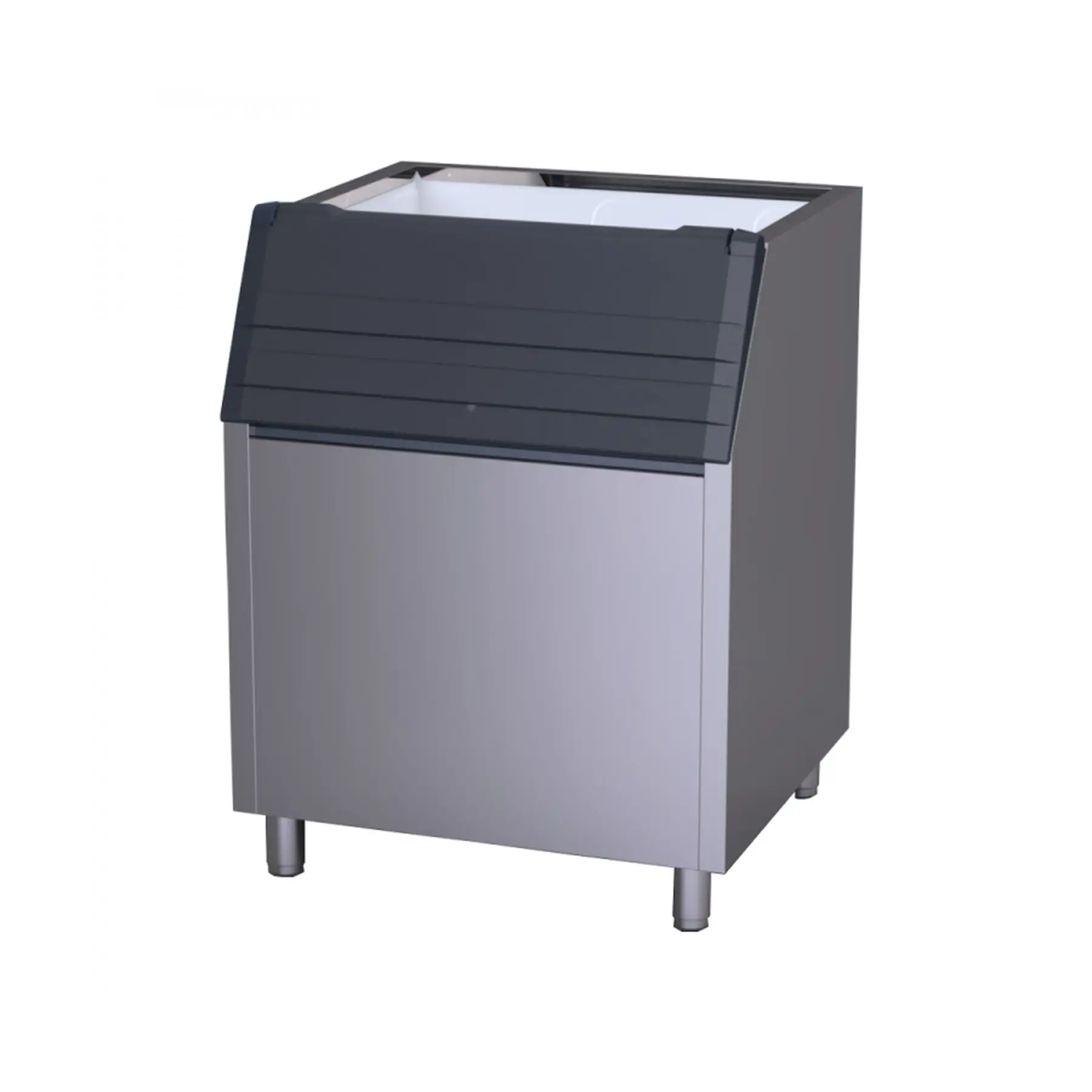 Modular BIN 200 Ice Maker Companion - Robust Stainless Steel Body & Polyethylene Tank - Up To 200 KG Daily Production Capacity