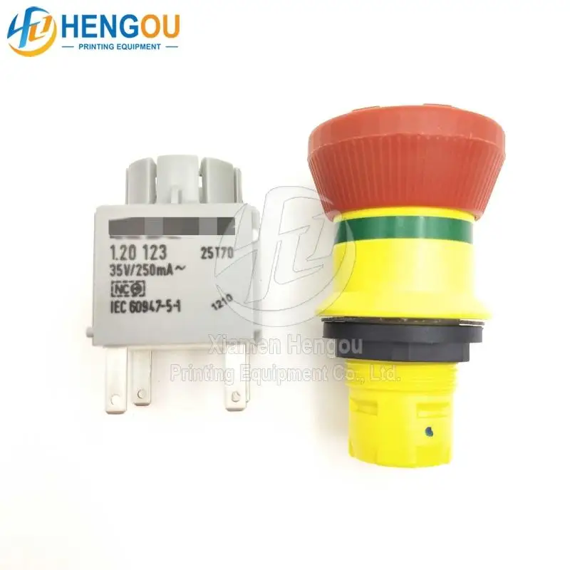 Original Button A1.144.9134 Emergency Stop Switch Offset Printing Machine Spare Parts