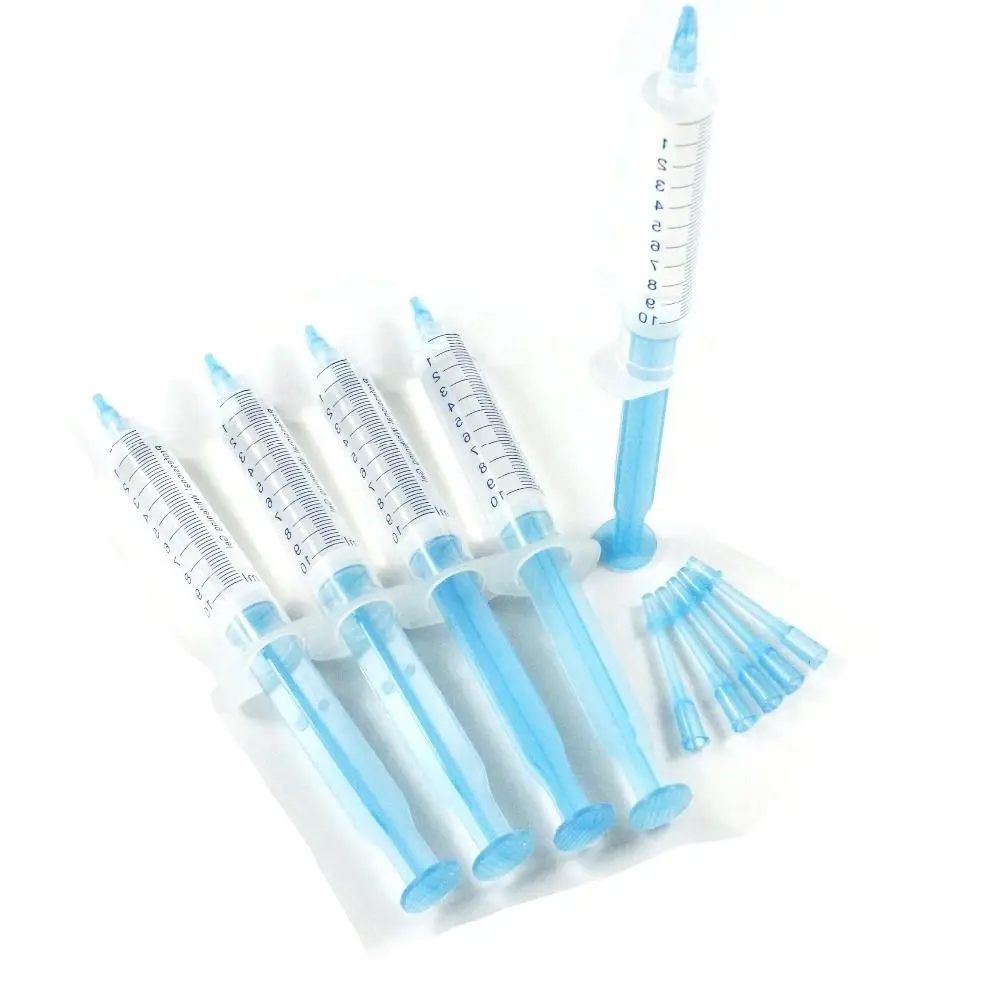 Производитель дешевые оптовые пользовательские пероксид карбамида шприц для отбеливания зубов гель