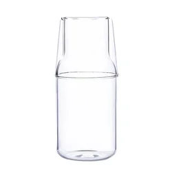 Transparent glass a pot a cup set   home glass juice drink cup   office glass cold water bottle set