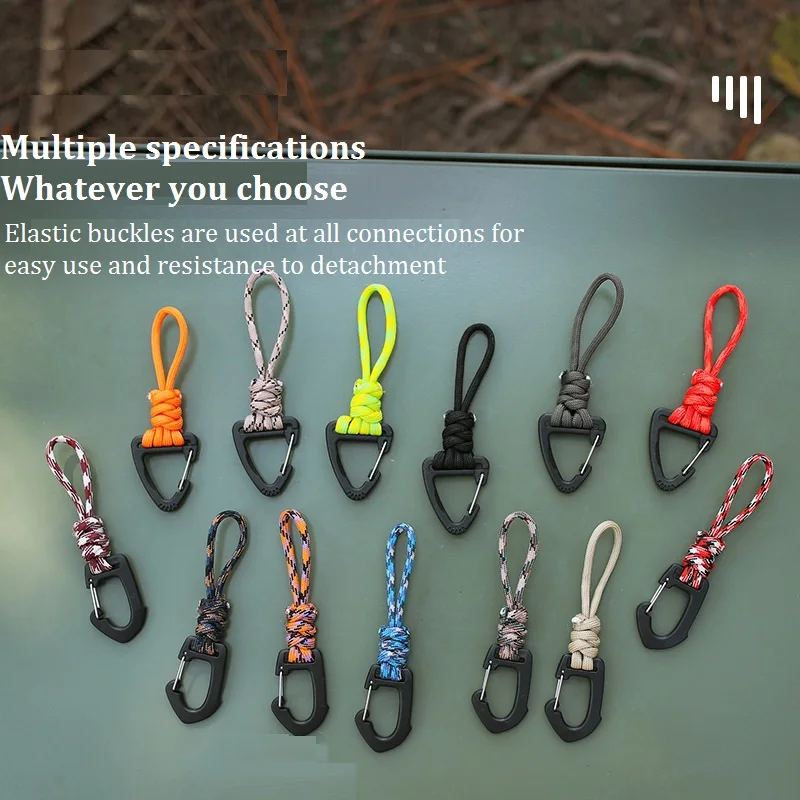 Outdoor Key Hanging Rope Anti Lost Wrist Hook Camping Multifunctional Hanging Buckle