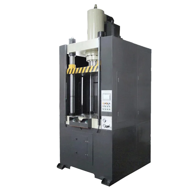 YIHUI 4 Columns Double Action Deep Drawing Hydraulic Press Support 315T For Making Utensil Servo System