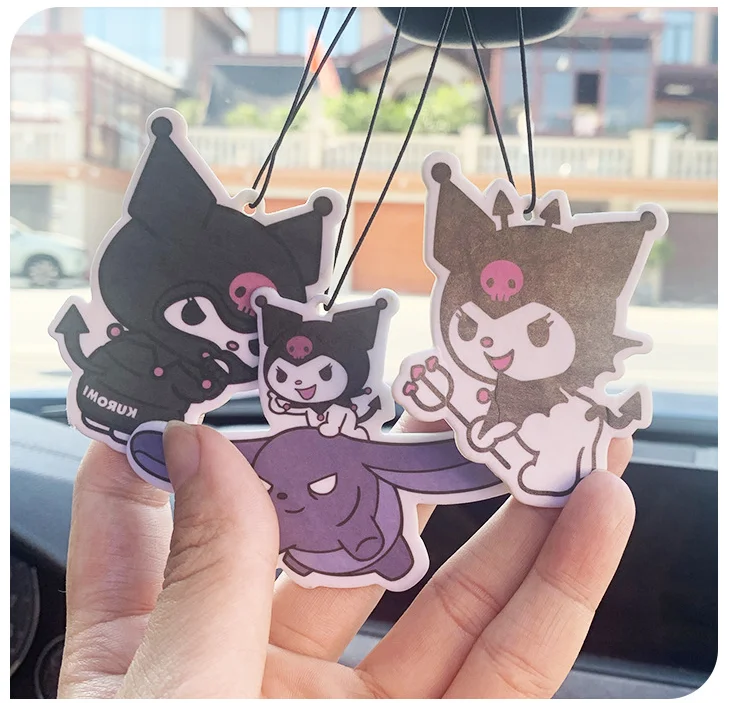 3D Motion Anime Hanging Car Air Freshener Kawaii DIY Air Freshener Paper Good Smell Custom Air Freshener