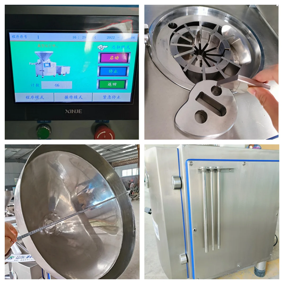 Electric Sausage making Automatic Sausage Stuffer SUS 304 Stainless Steel Meat Filling Machine