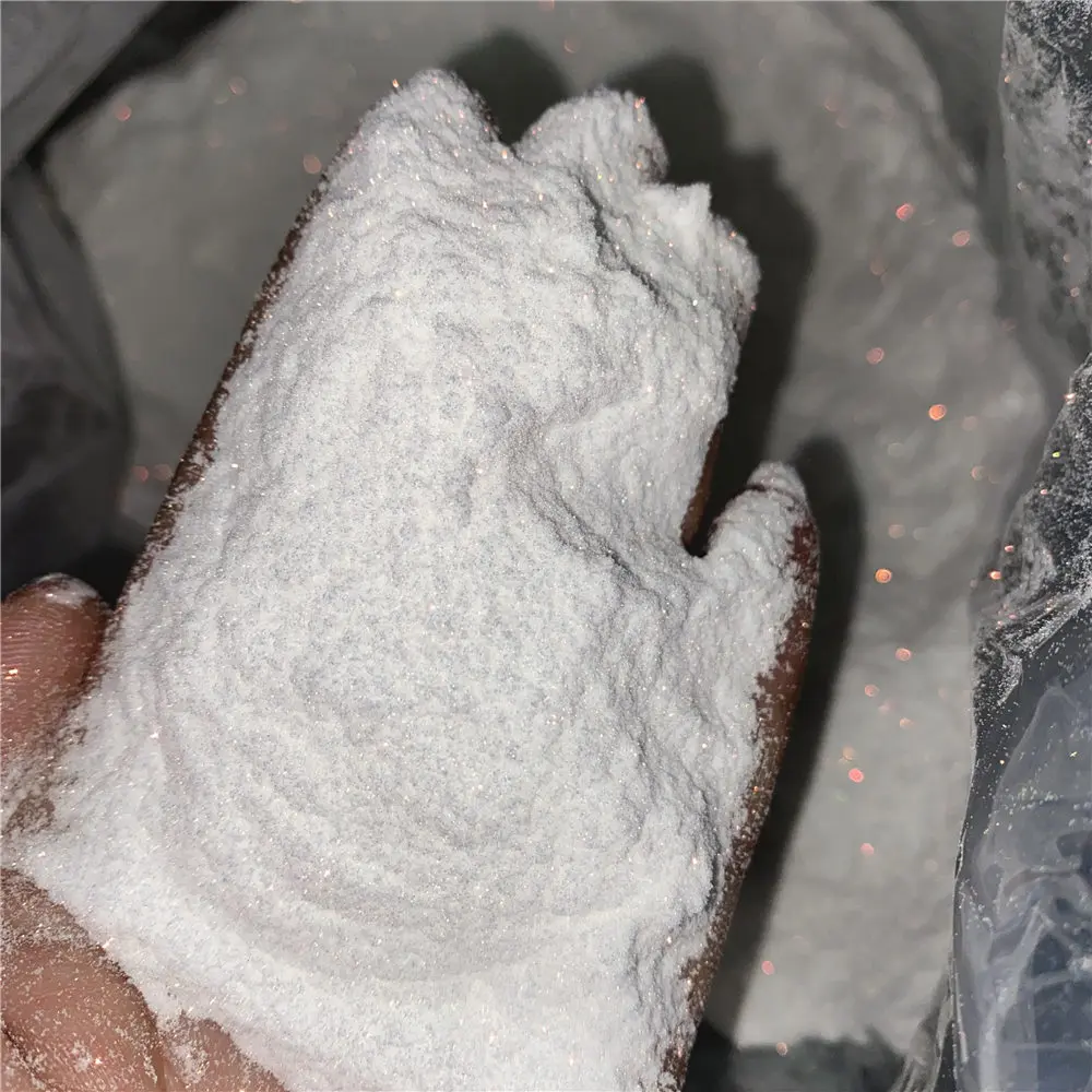 Resin Polyester Bulk Glitter Additive Opal Glitter Dust 1/360' white glitter powder
