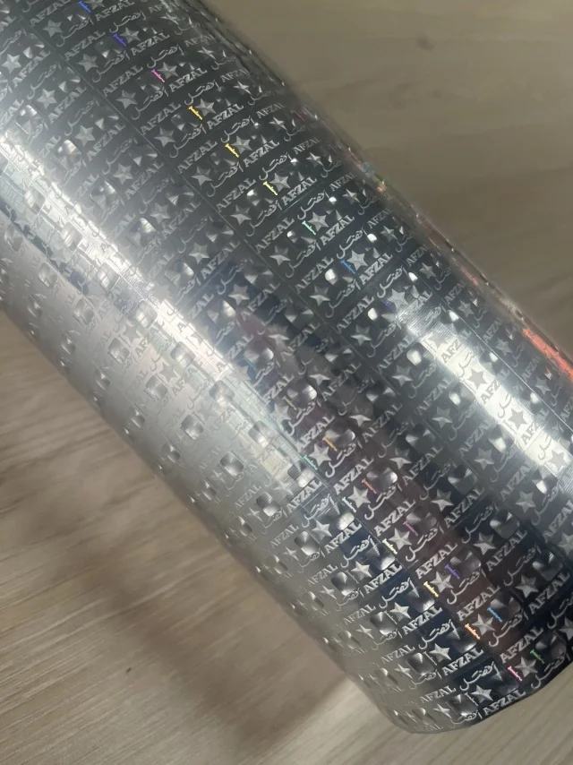 Silver Pattern  Plastic Film