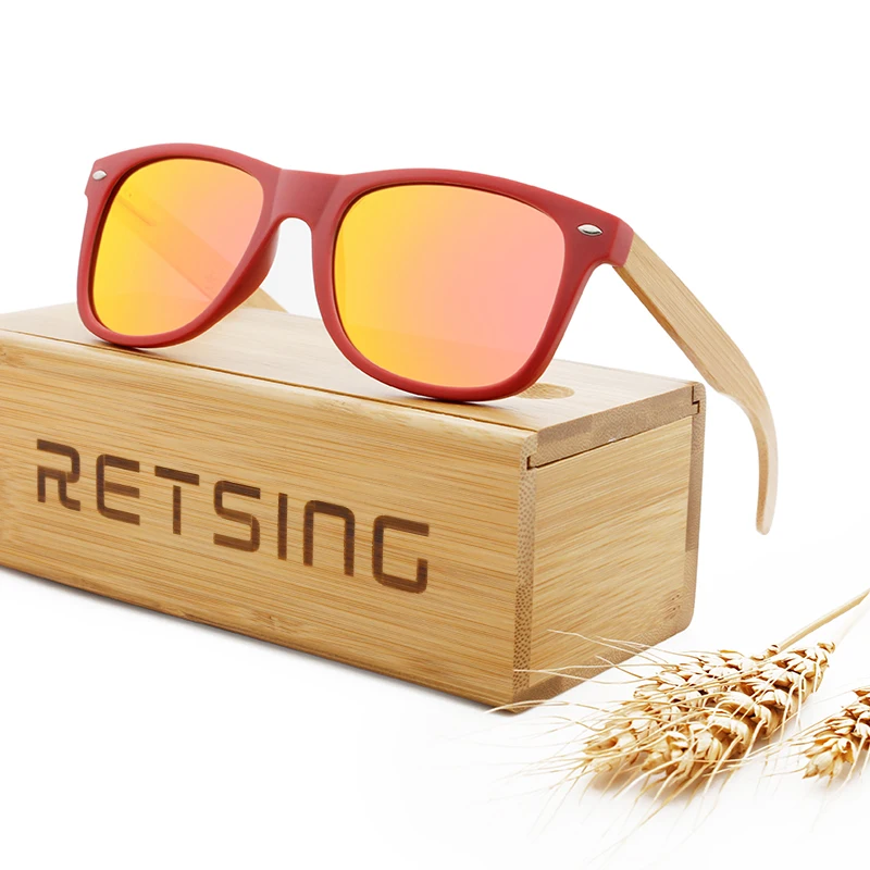 Деревянные солнцезащитные очки с поляризацией