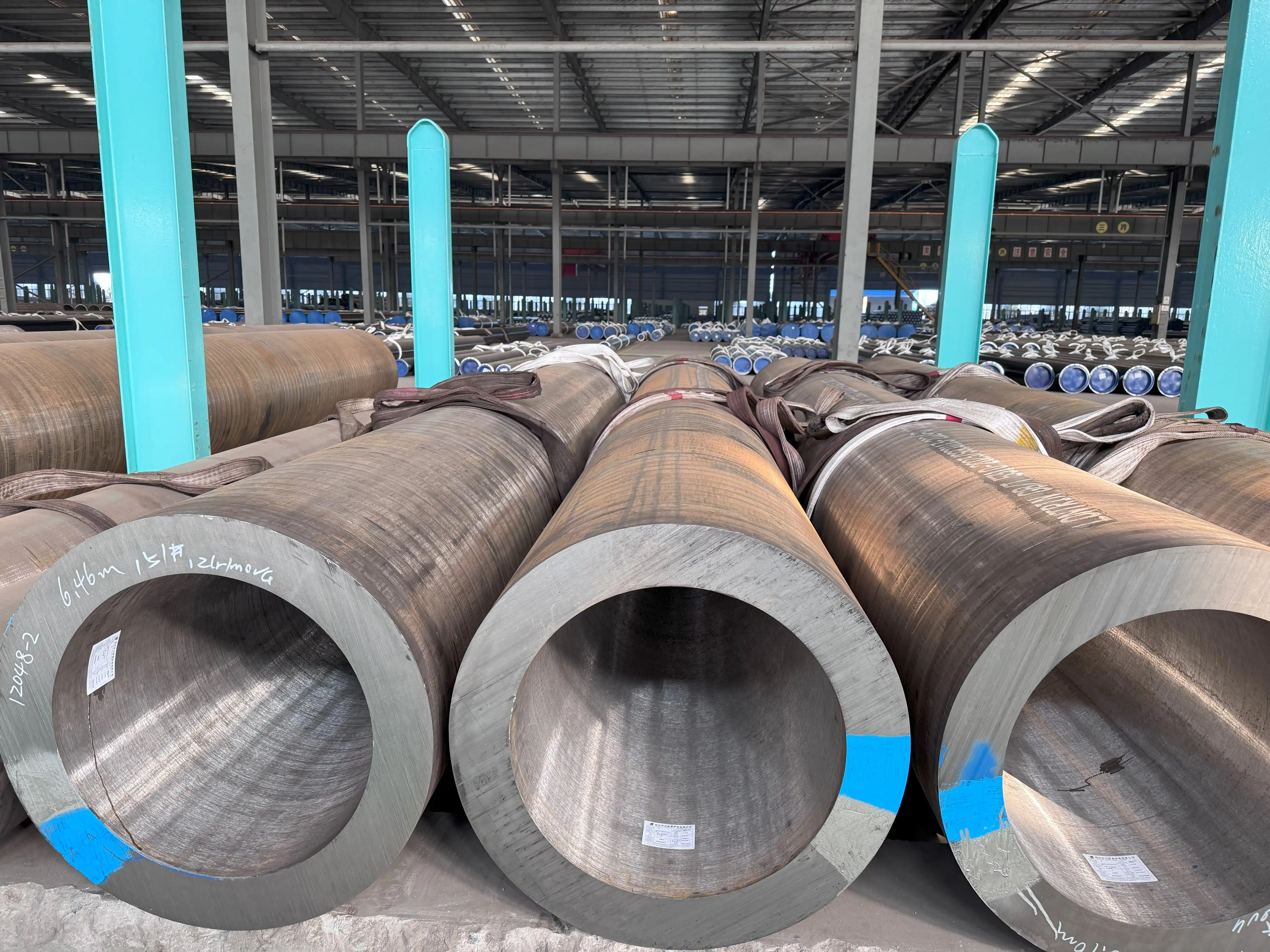 High Pressure Seamless Pipe OD 864mm WT 35mm Power Station Boiler ISO9001 Certified GB/T 5310 12Cr1MoVG Seamless Tube