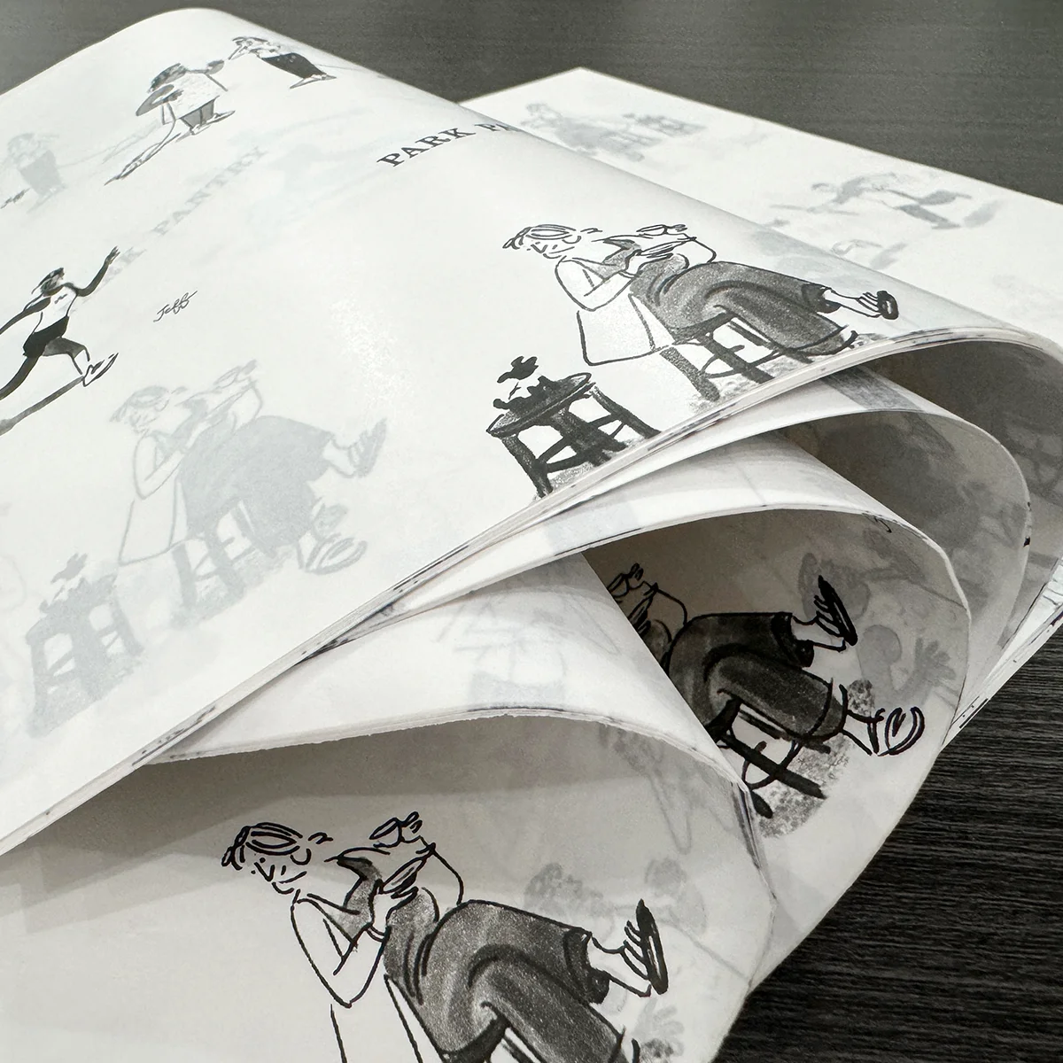 Wholesale 21g Kraft Art Coated Paper Custom Printed Pattern Environmentally Friendly Clothing Lined Wrapping Paper