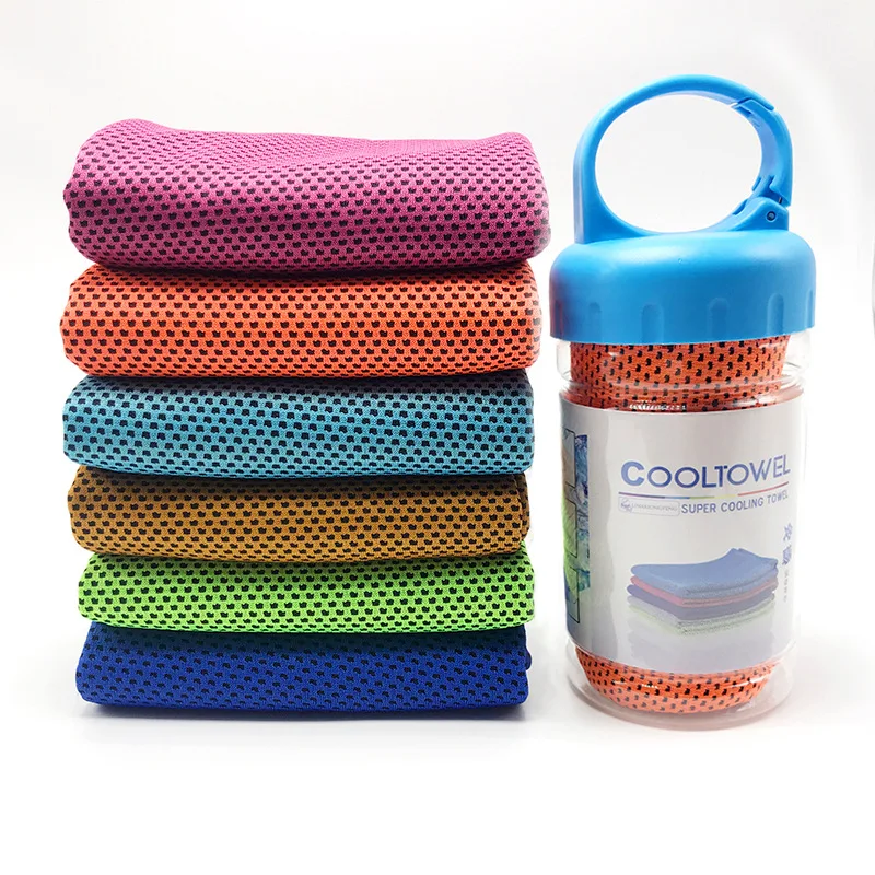 Hot Sale Customized logo Print Quick Dry Sport Ice Cooling Microfiber Towel Arctic