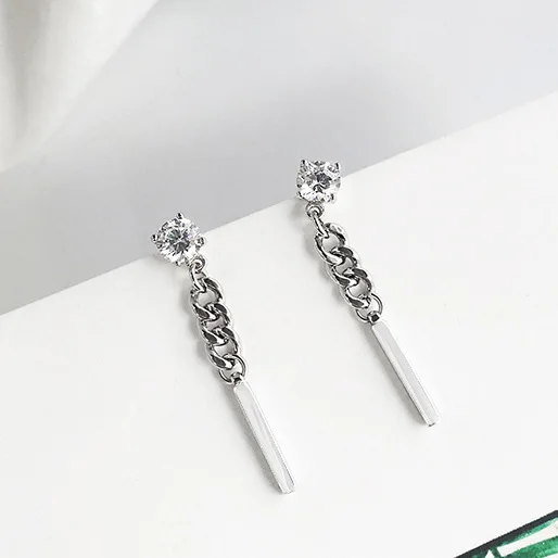 New Hot Fashion 925 Sterling Silver vintage style Earrings for Women Girls Gift Fashion Statement Jewelry