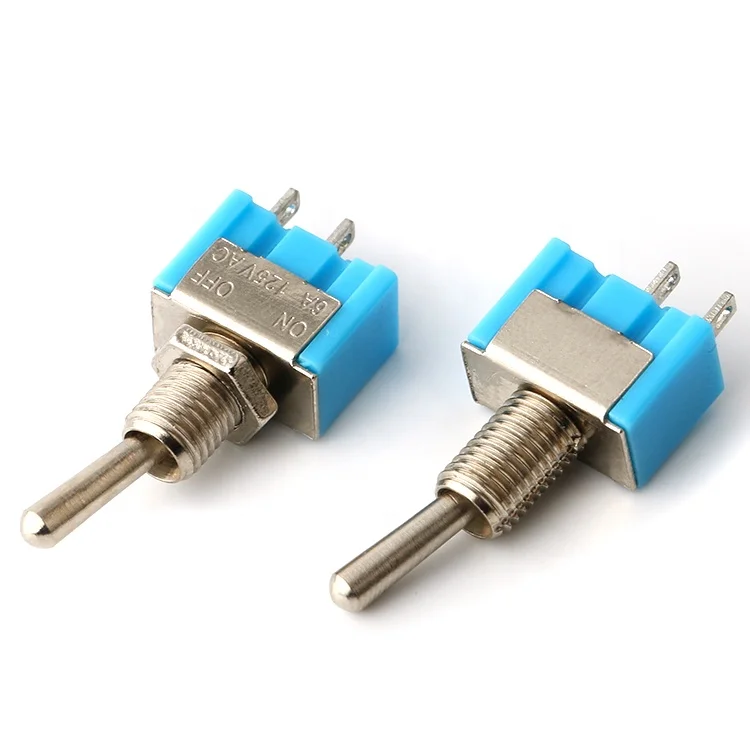 125V 6A 2 Положение 3 шпильки Spdt тумблер-ON Мини