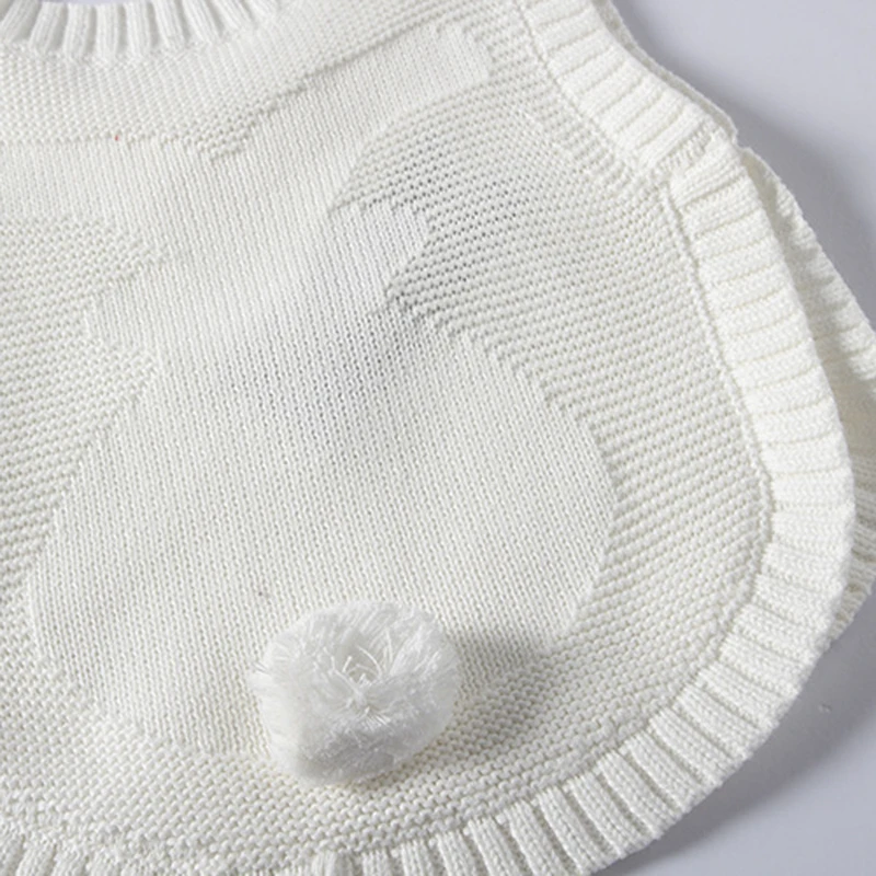 
wholesale 100% cotton knitted crew neck baby vest sweater for boys 