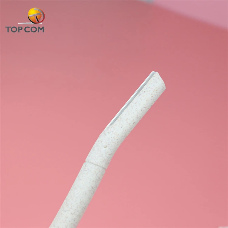 2023 2Pcs Set Stainless steel eyebrow trimmer razor for Women