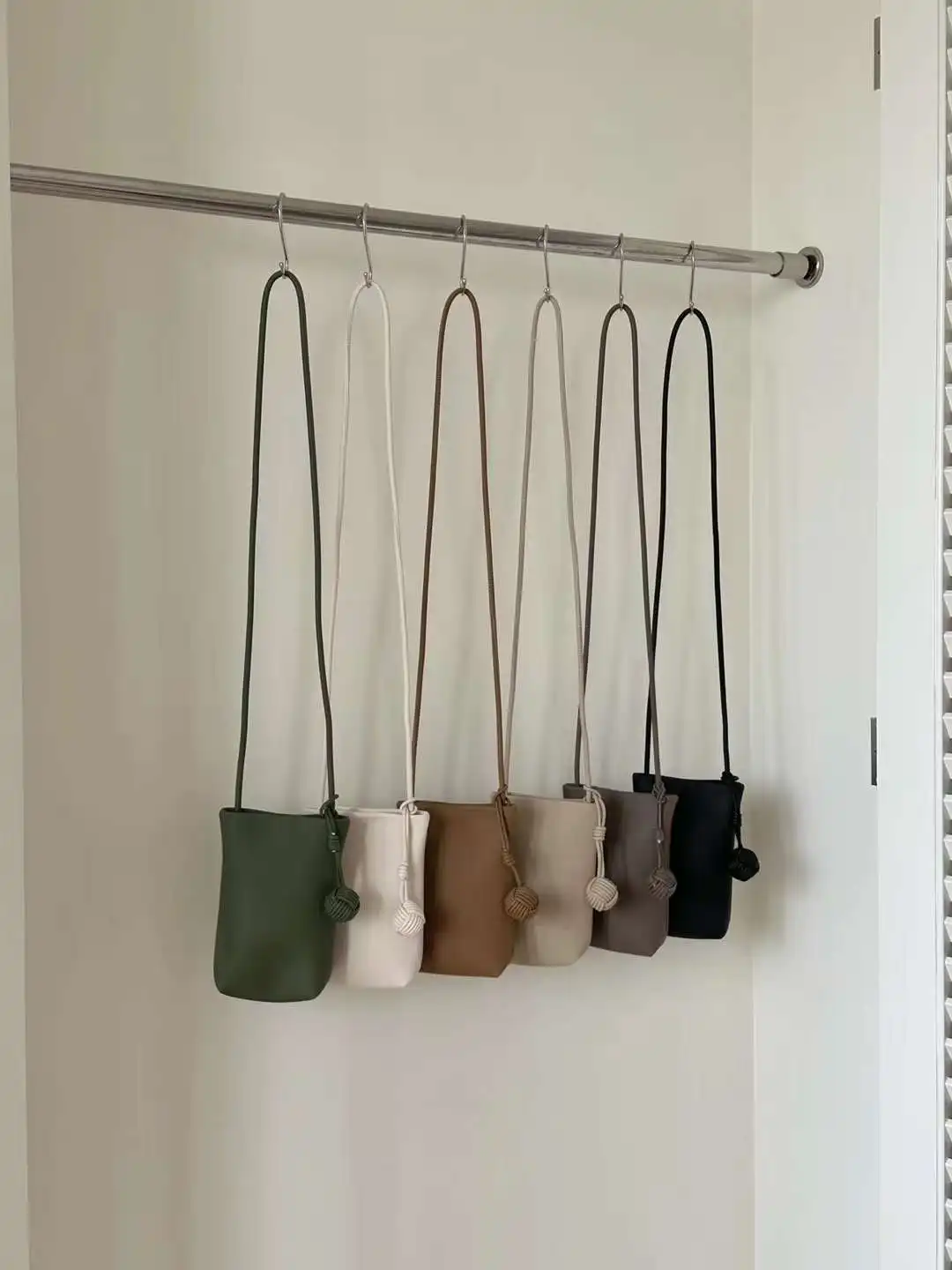 girls small cute soft pu leather casual simple vertical shoulder crossbody key coin cell phone purse sling bags for women