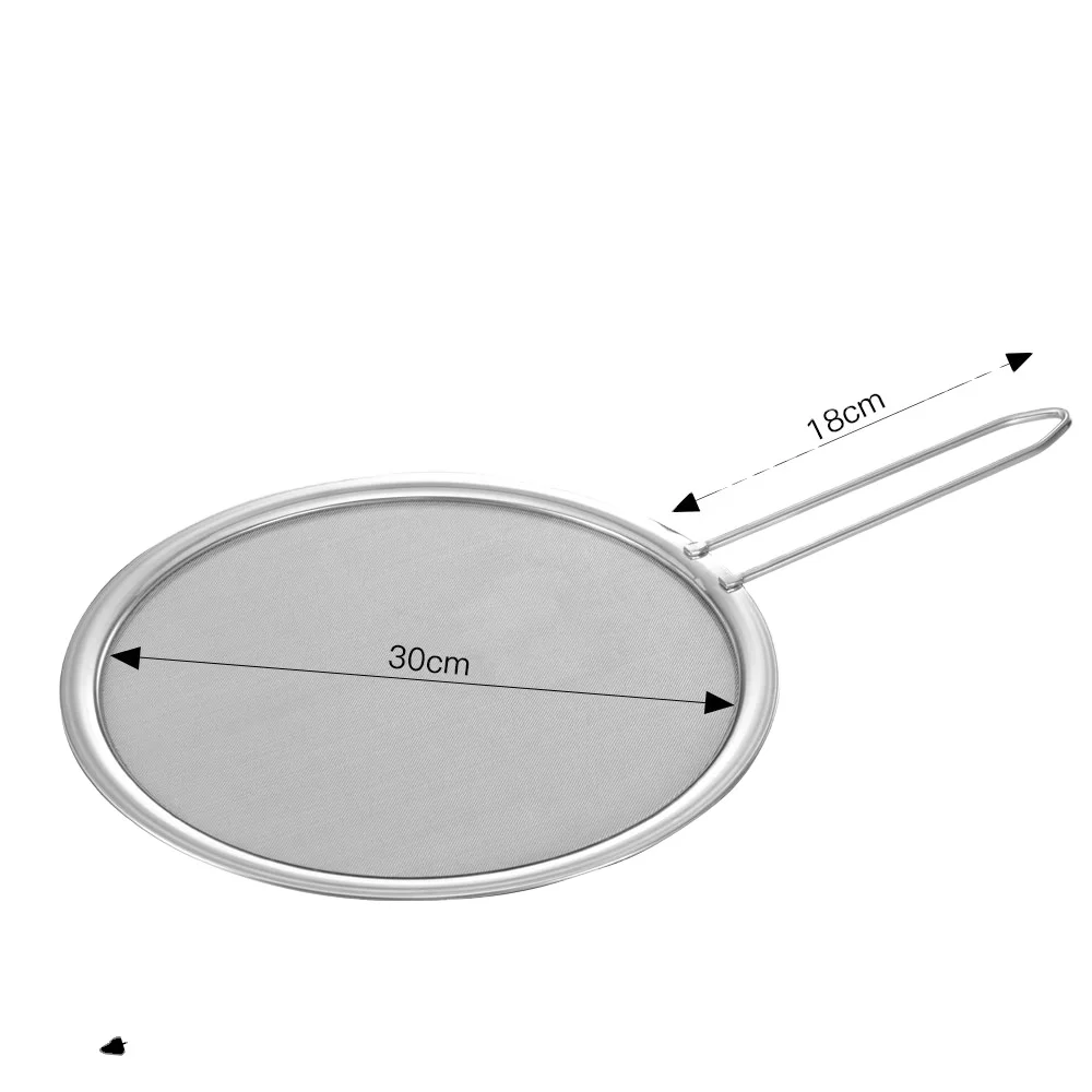 
304 High Quality Stainless Steel Grease Splatter Screen for pan grease cover strainer 