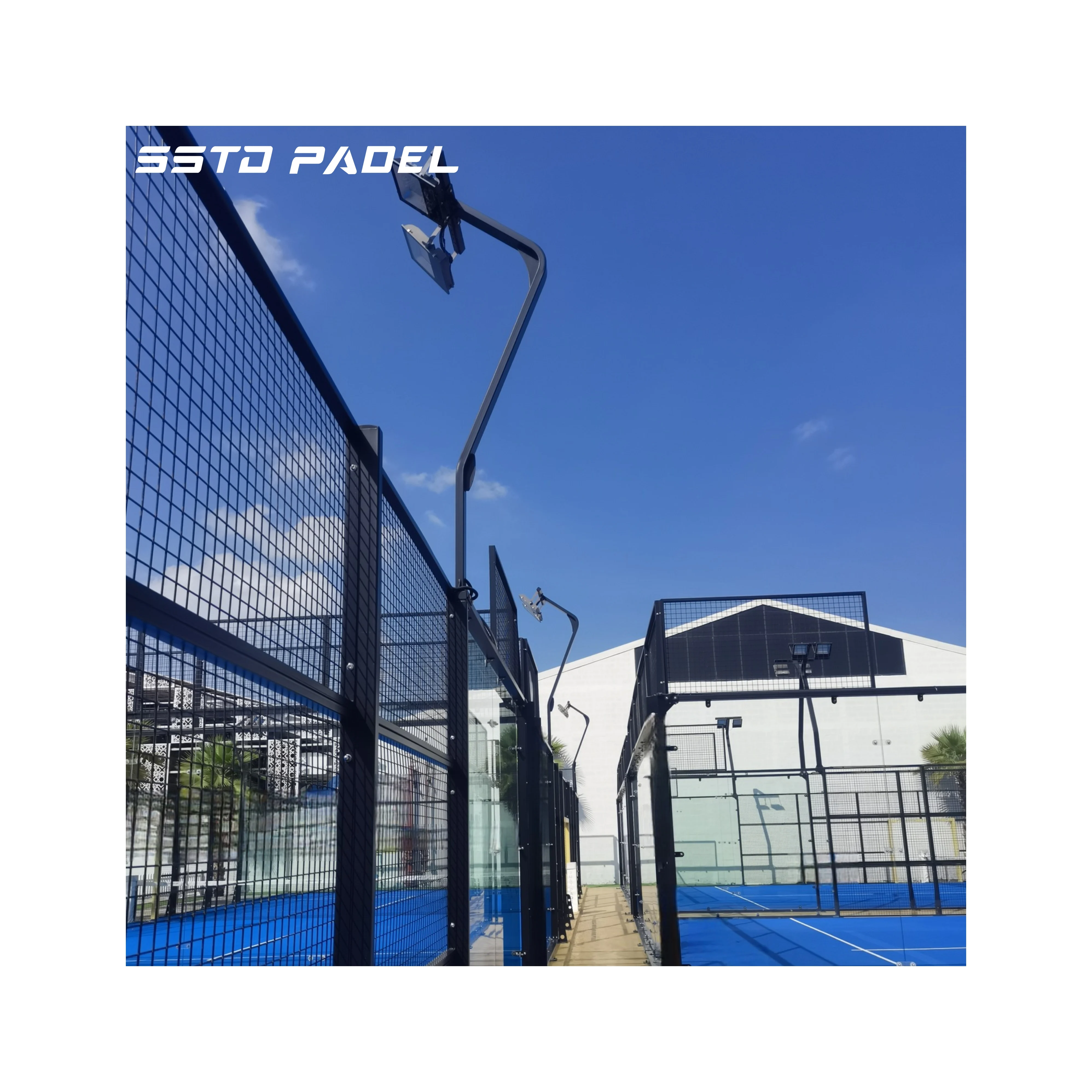 SSTD Padel Court Outdoor Factory Paddle Tennis Courts Cancha de Padel Panoramic Hot-Dip Galvanized Padel Court Manufacturer