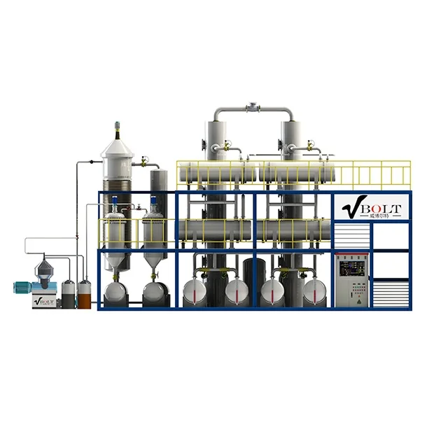 High speed centrifuge oil pyrolysis oil recycling diesel oil refinery distillation machine