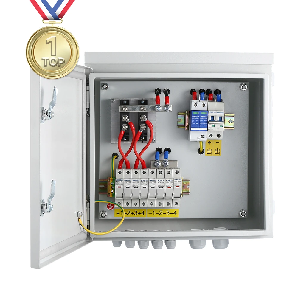 Moreday DC PV Combiner Box 1000v 24 Way Dc MDXLD-PV8/1 20A/30A MOREDAY CN;ZHE 15A