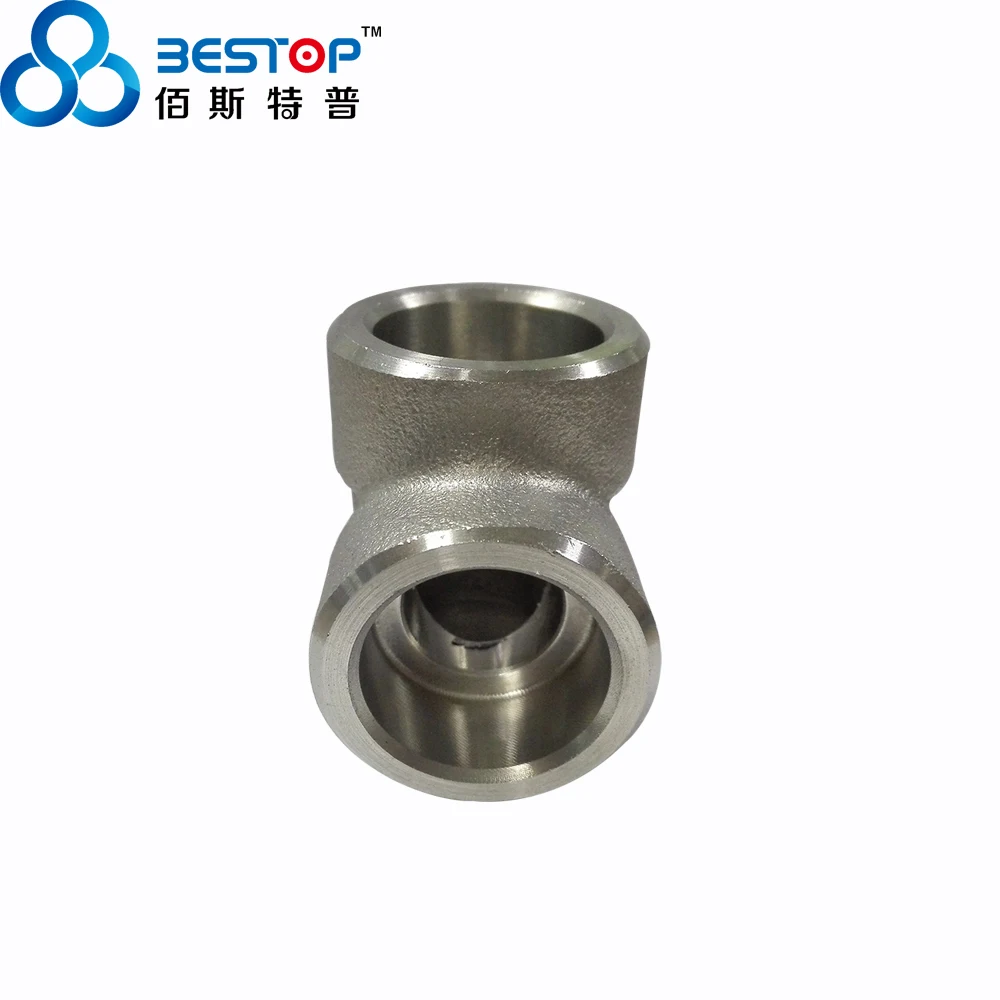 Кованые фитинги 3000lbs SW Cross ASME B16.11 из нержавеющей стали розетка Сварка равный крест