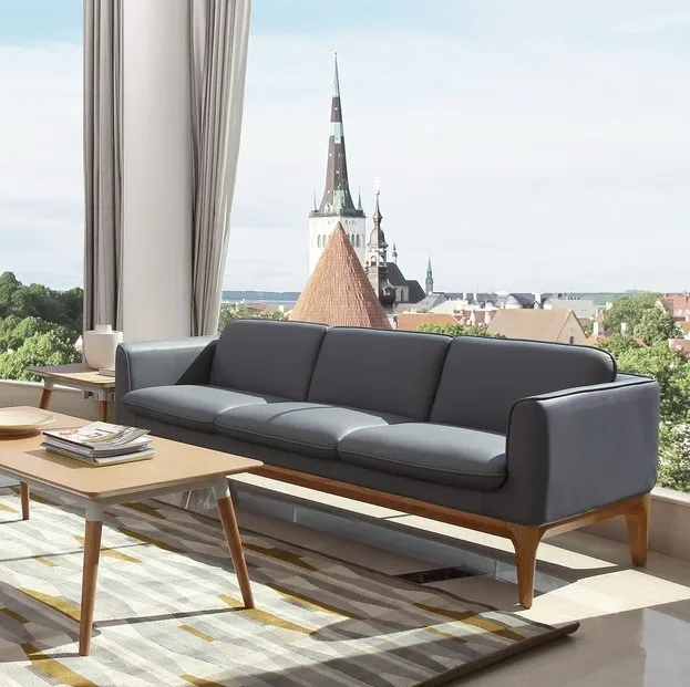 Luxury Modern Office Furniture Sets Design L Shaped Lounge Sofa 1 Seater Office Sofa