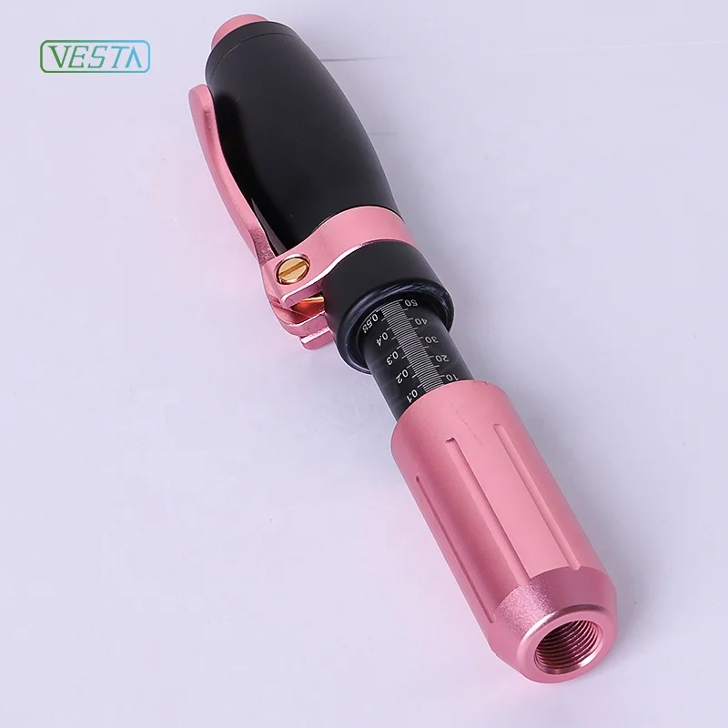  Лидер продаж 2021 гиалуроновая инъекционная Ручка plus # TOP1 Vesta высокого давления ручка с гиалуроновой кислотой для губ против