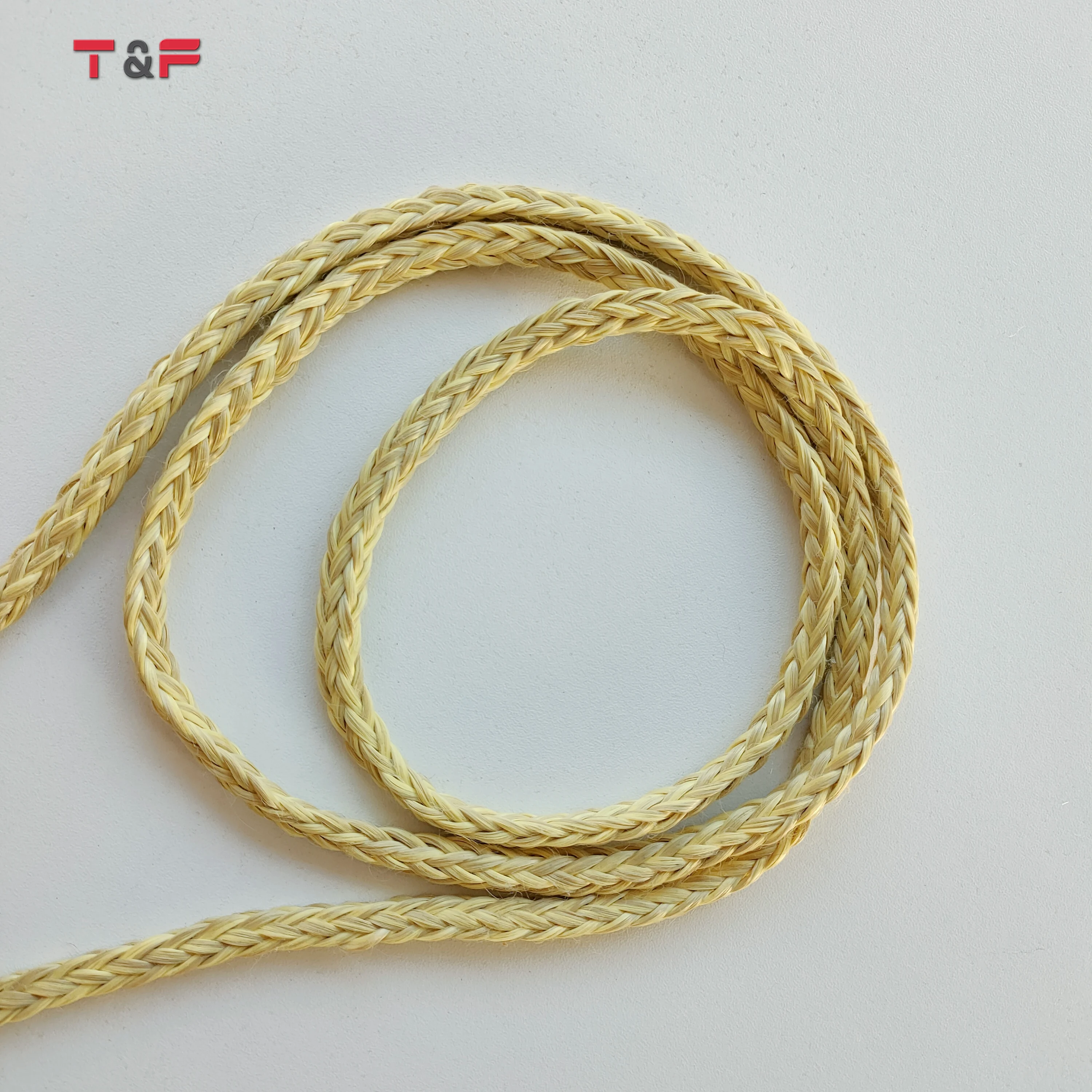 Flame Resistance Tactical Natural Color Technora Braided Rope
