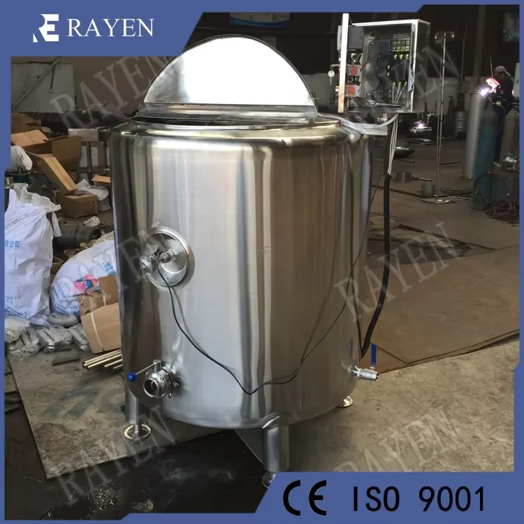 Stainless Steel Mixing Tank 500l sugar Chocolate Mixing Tank Beverage Shampoo  Mixing Tank with agitator