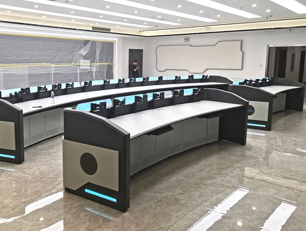 Kehua Fuwei Office Furniture Security Equipment Control Room Consoles Smart City Command Station Command Center Console
